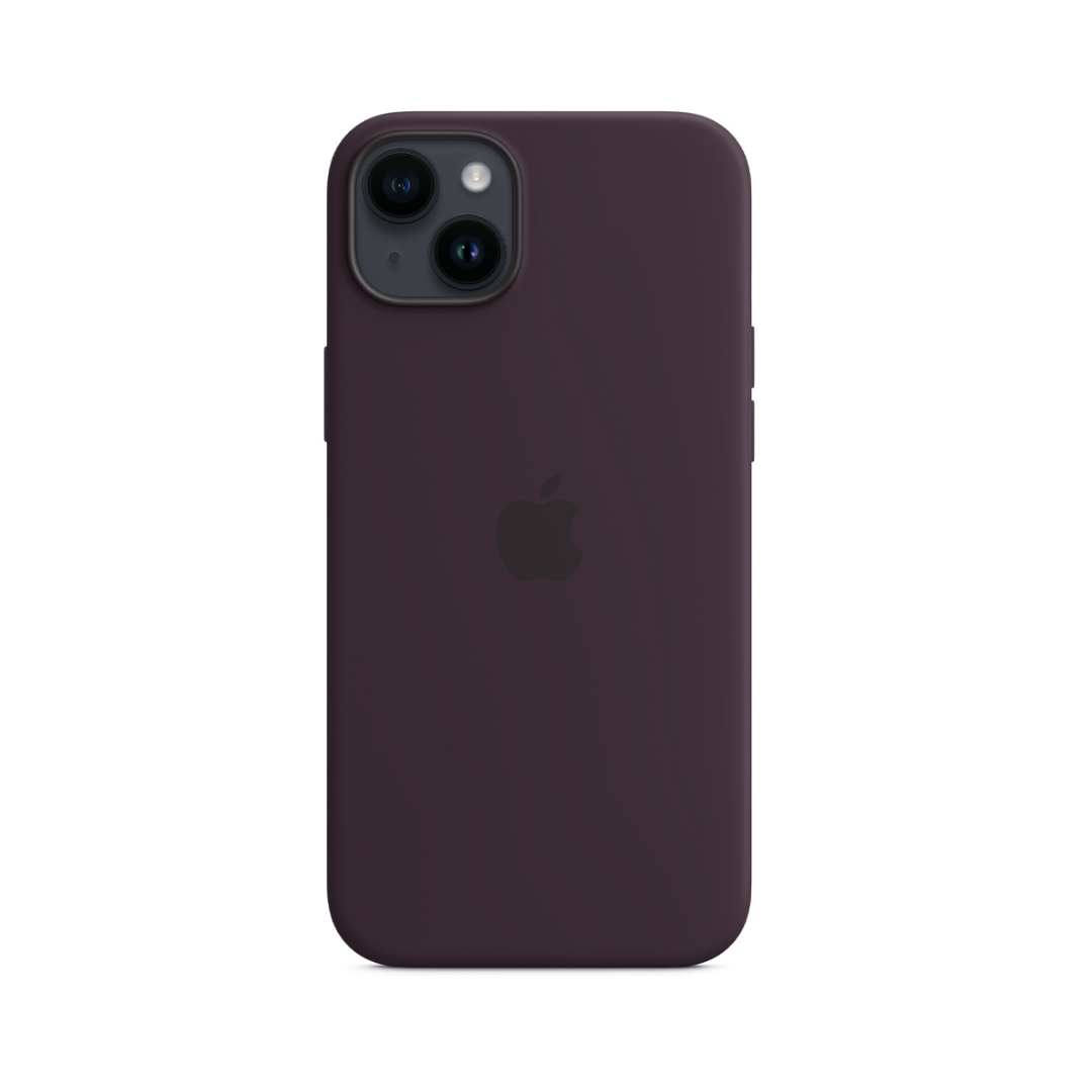 Carcasa Silicona Iphone 14 Plus Apple Magsafe Morado Intenso