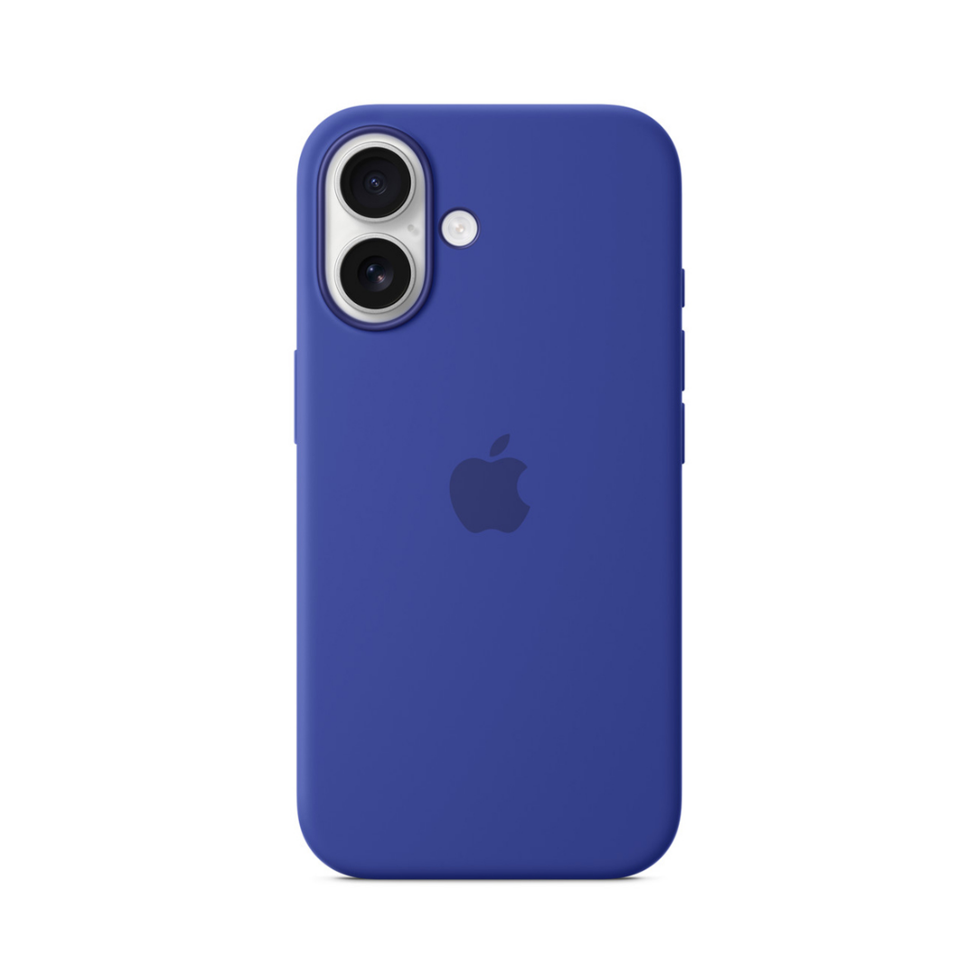 Carcasa De Silicona Con Magsafe Para El Iphone 16 Ultramarino