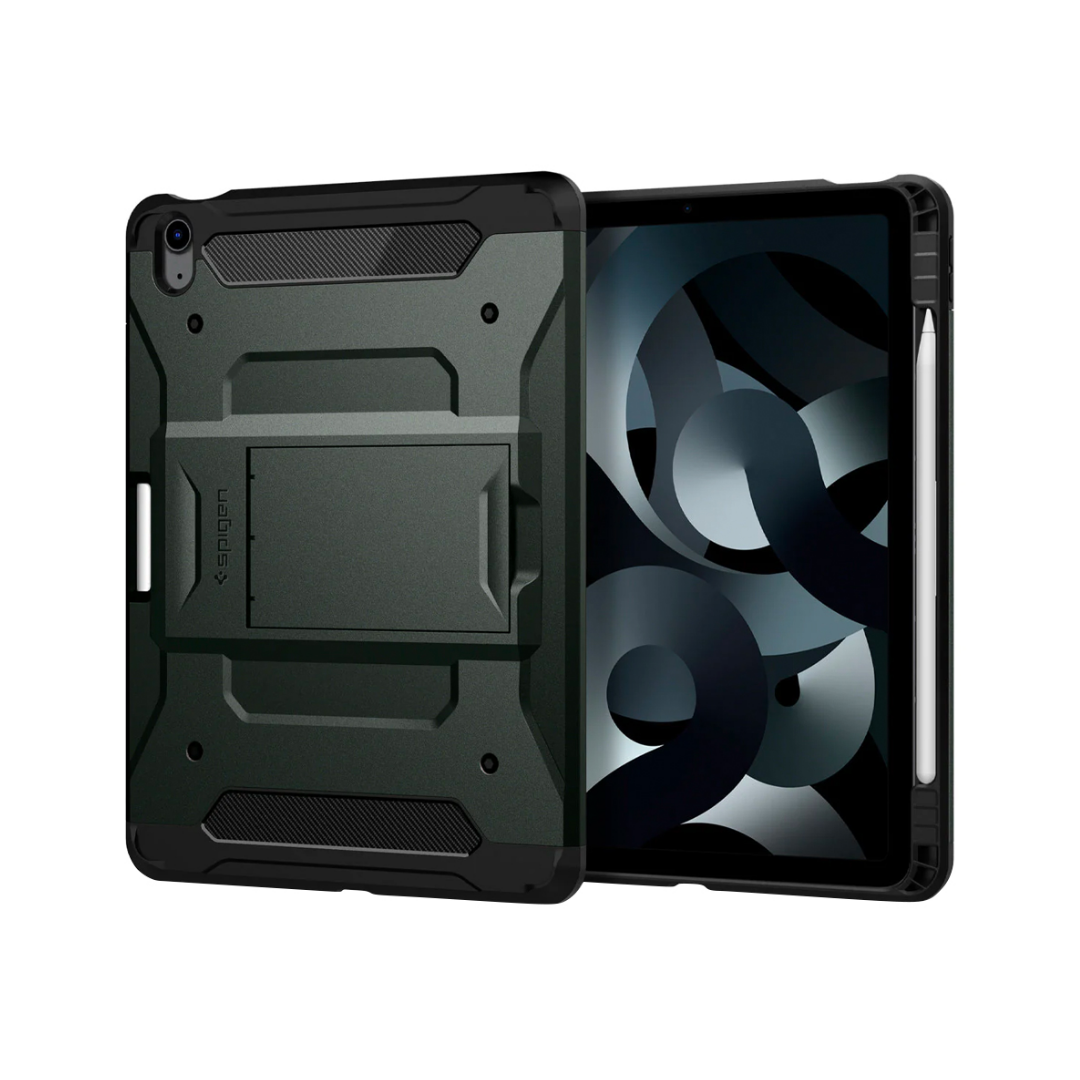 Funda Spigen Rugged Armor Pro Ipad Air De 10.9"" Negro