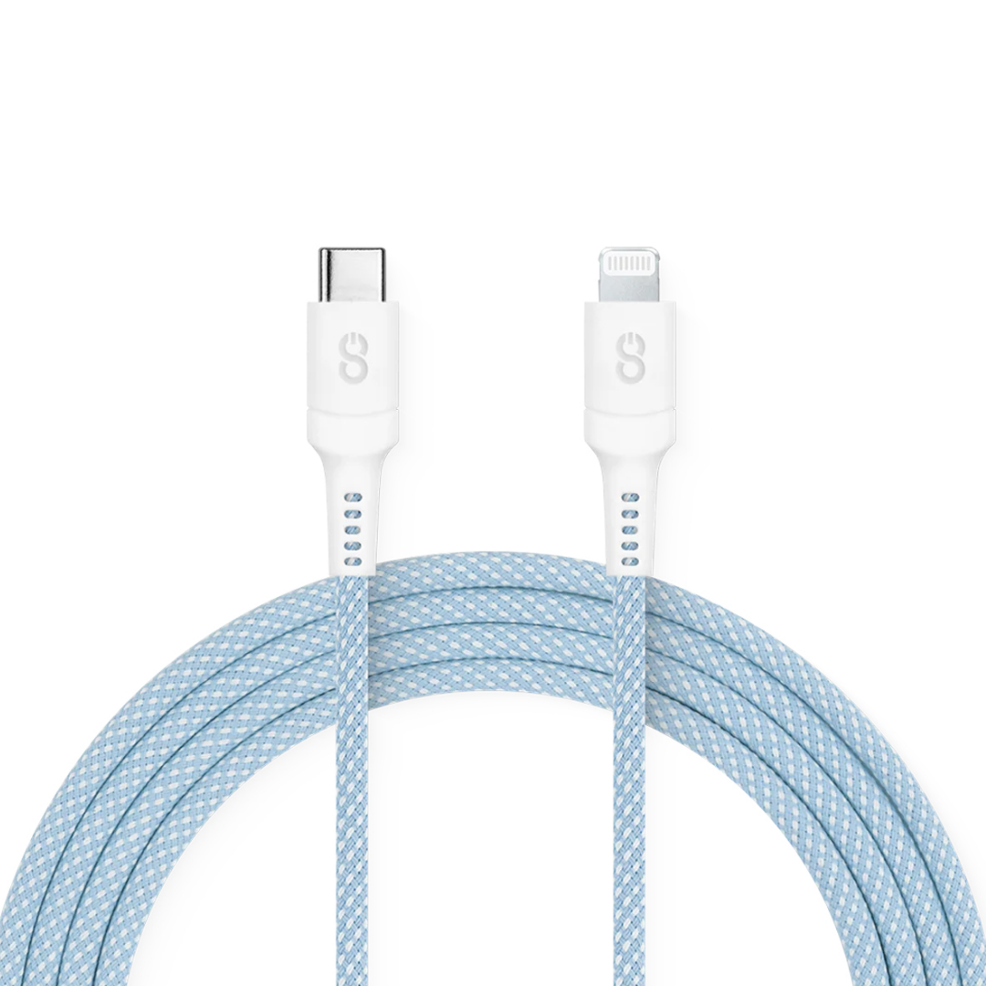 Cable Logiix Vibrance Connect Usb-C To Lightning Celeste