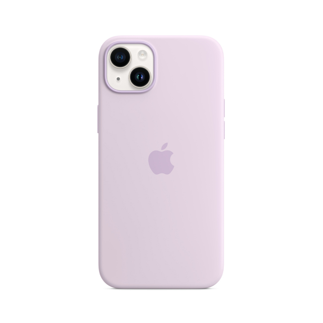 Carcasa Silicona Iphone 14 Plus Apple Magsafe Lila
