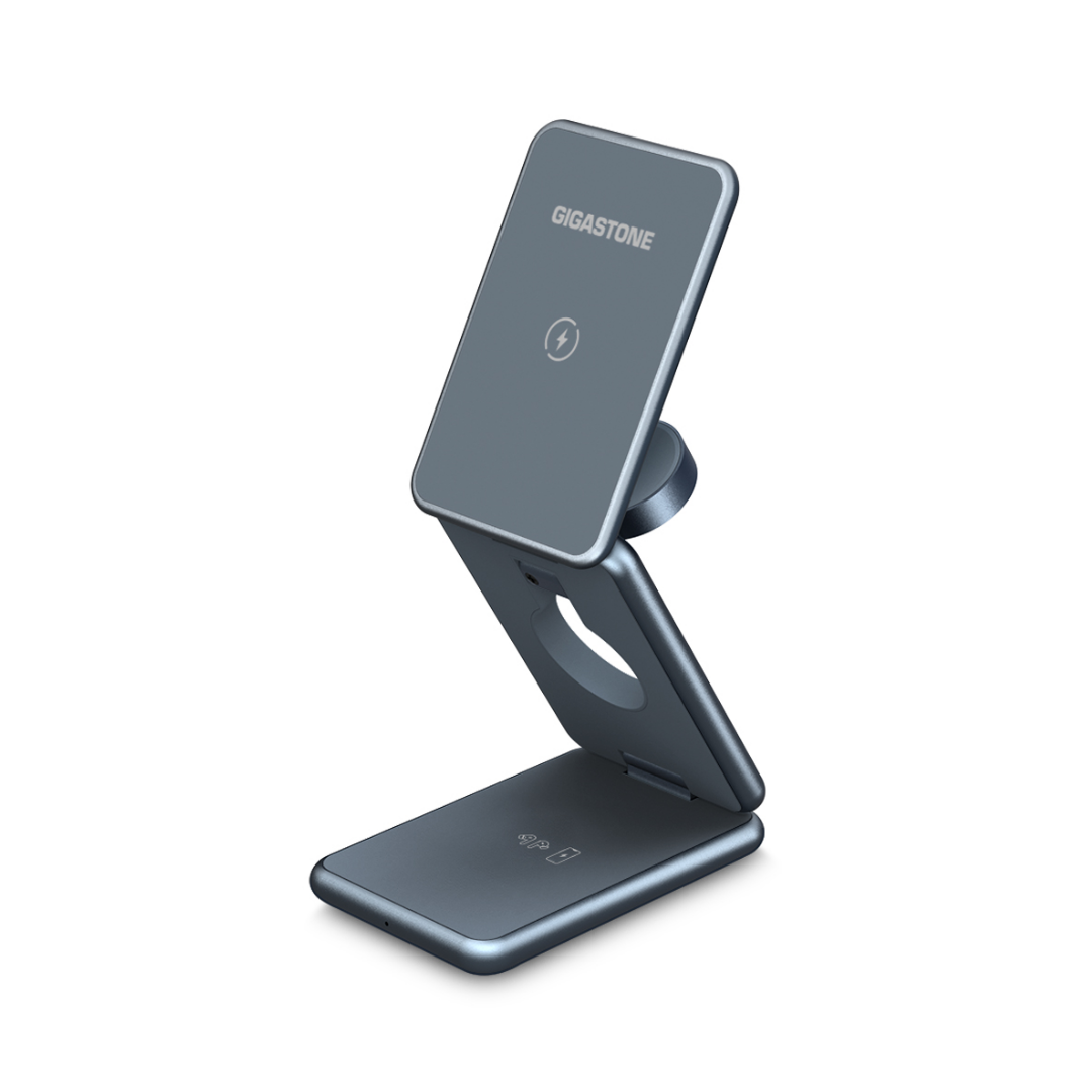 Gigastone Cargador 3 En 1 Plegable Magsafe