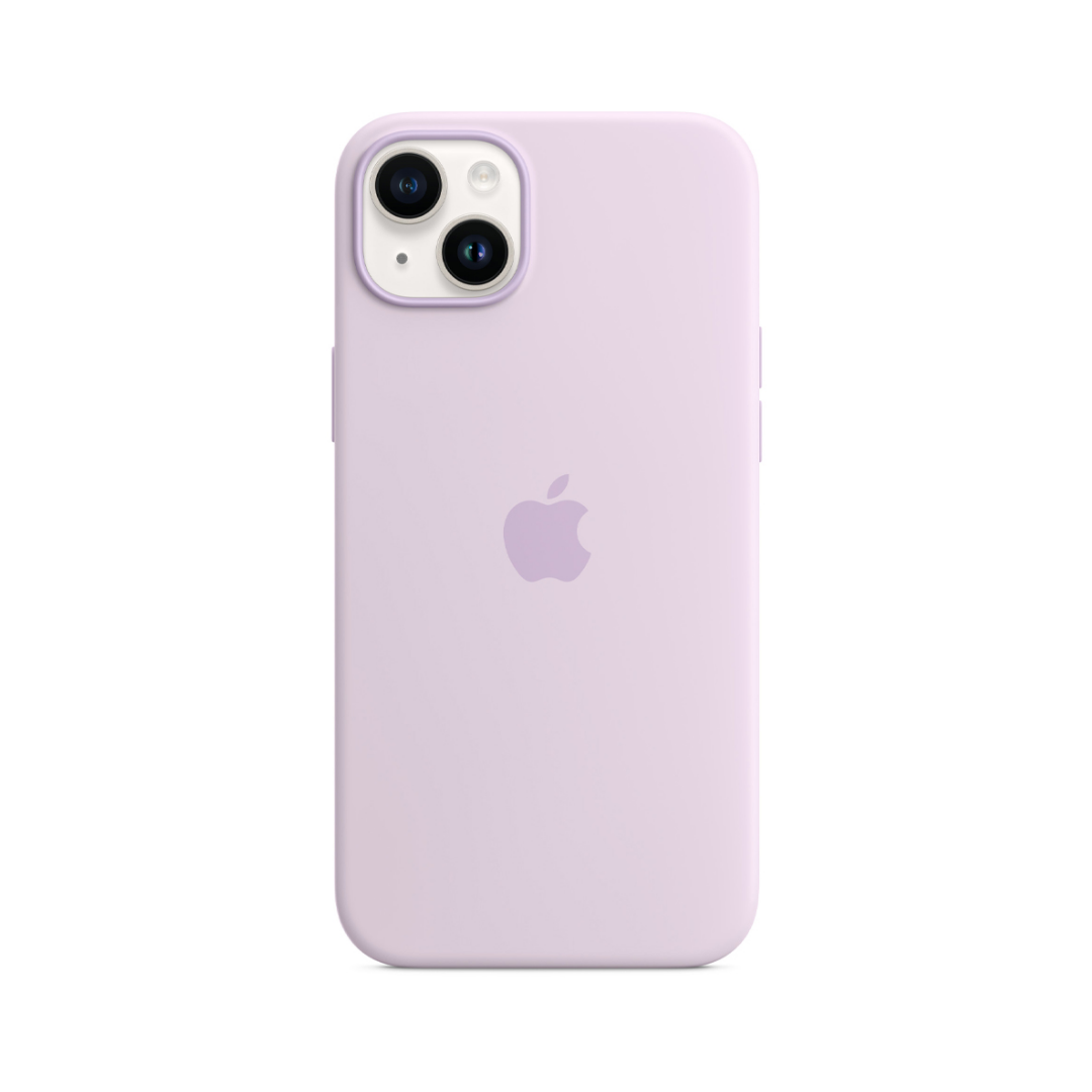 Carcasa Silicona Iphone 14 Plus Apple Magsafe Lila