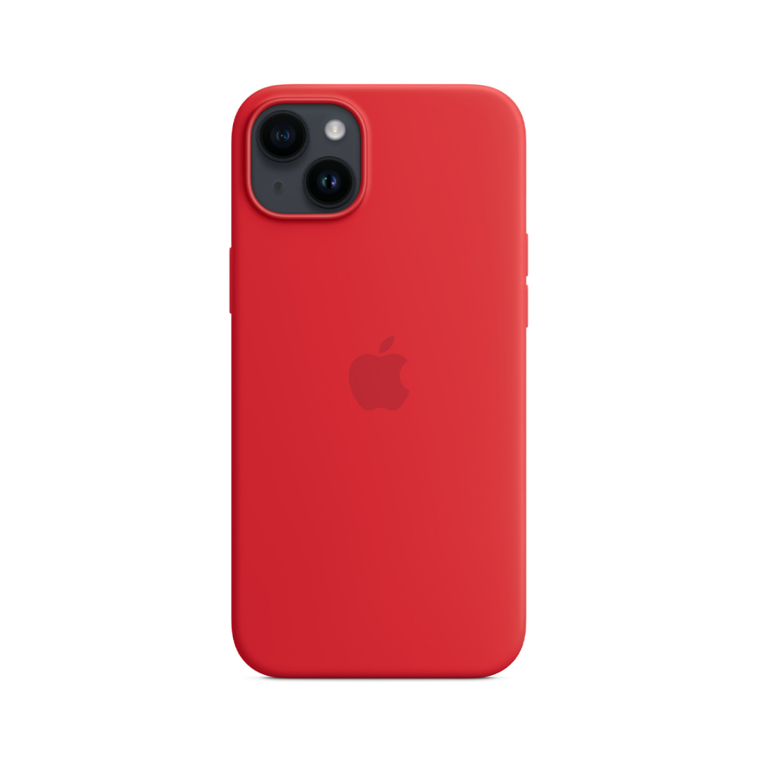 Carcasa Silicona Iphone 14 Plus Apple Magsafe (Product)Red