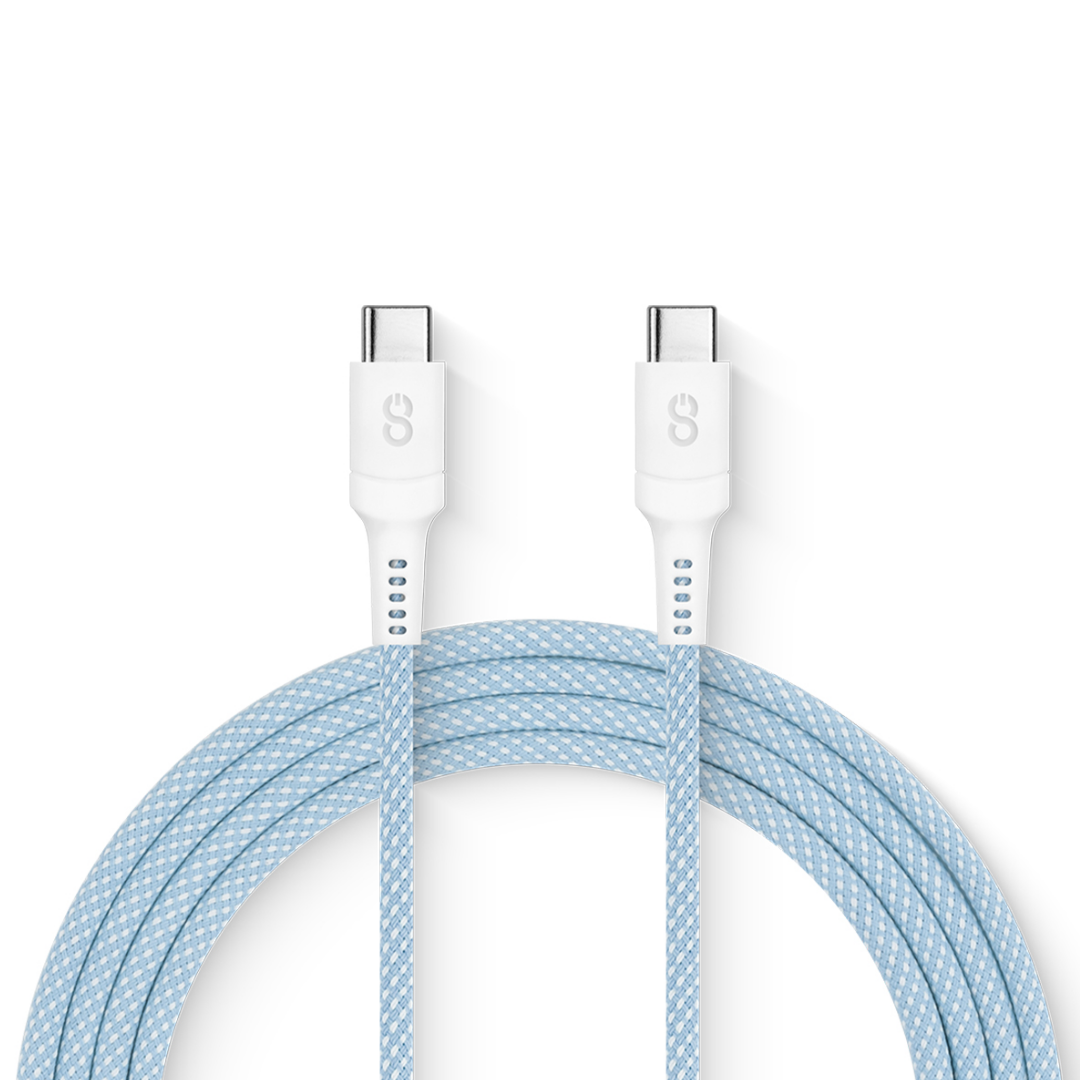 Cable Logiix Vibrance 100W Usb-C A Usb-C Azul