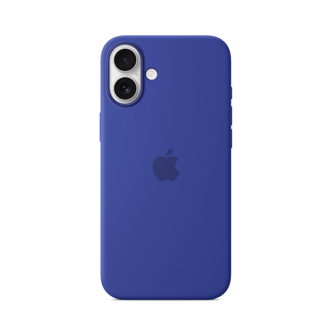 Carcasa De Silicona Con Magsafe Para El Iphone 16 Plus Azul