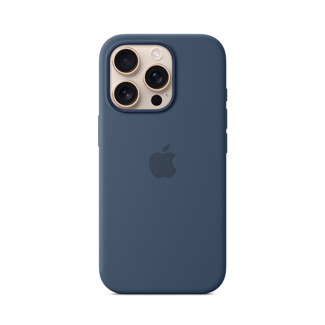 Carcasa De Silicona Con Magsafe Para El Iphone 16 Pro Denim