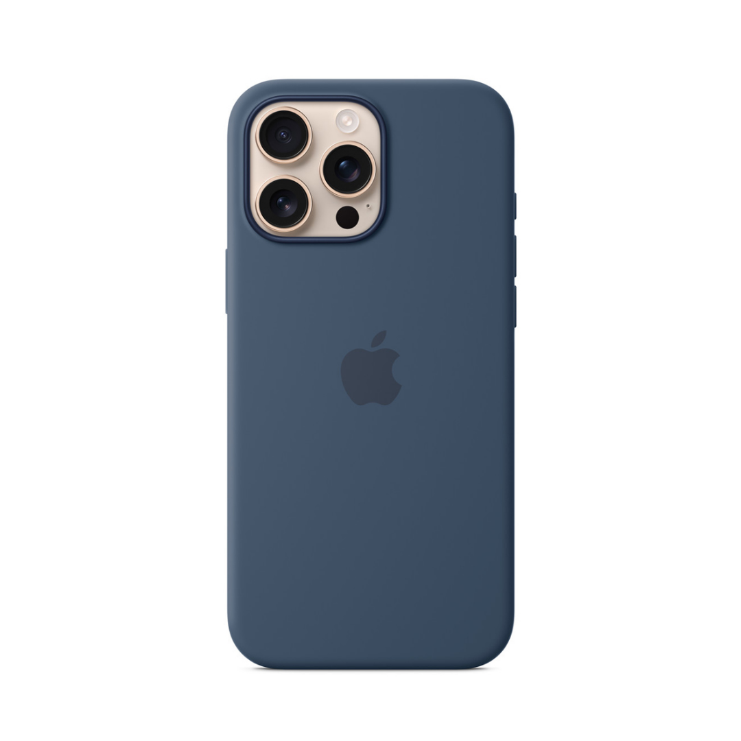 Carcasa De Silicona Con Magsafe Para El Iphone 16 Pro Max Denim
