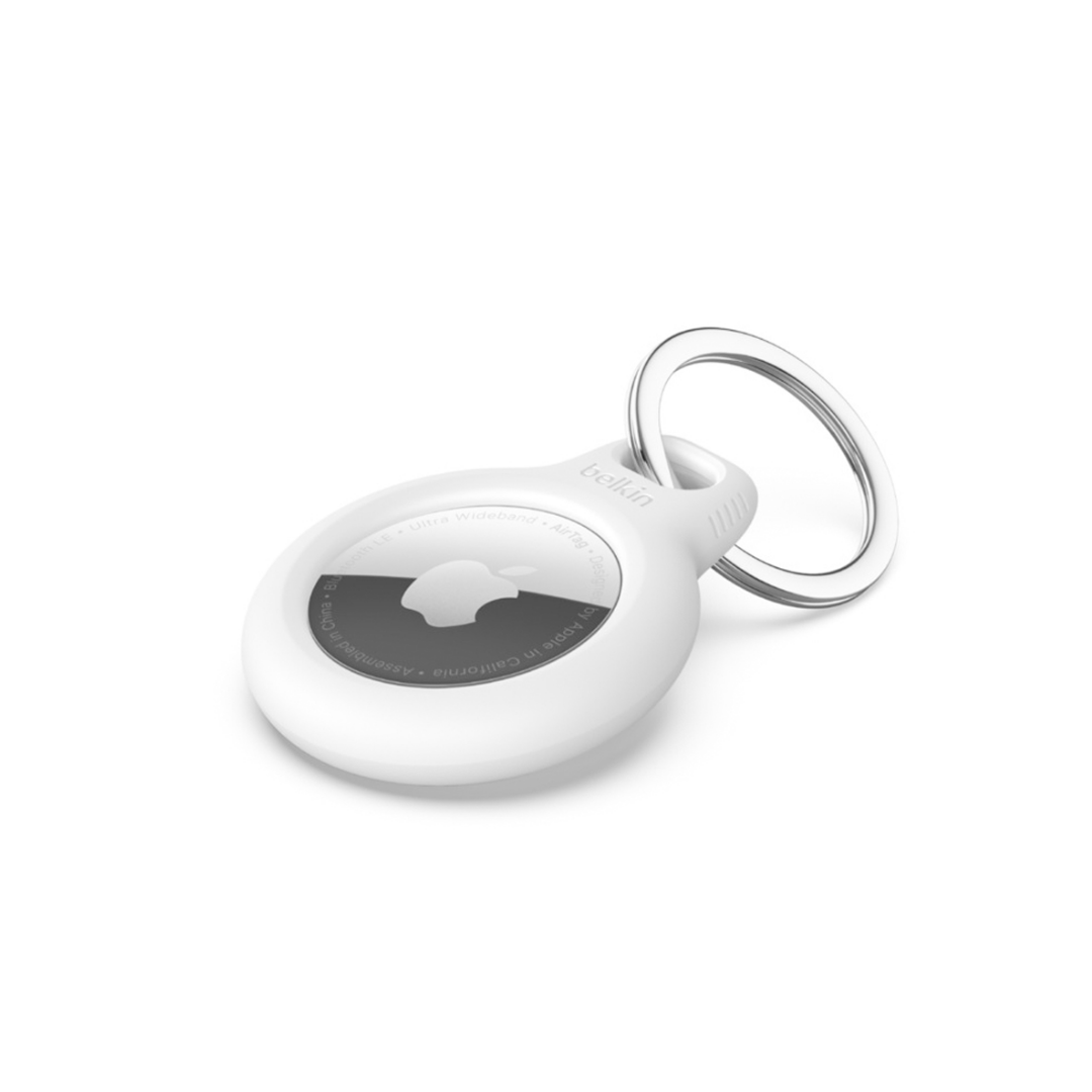 Secure Holder Belkin Con Llavero Para Airtag Blanco