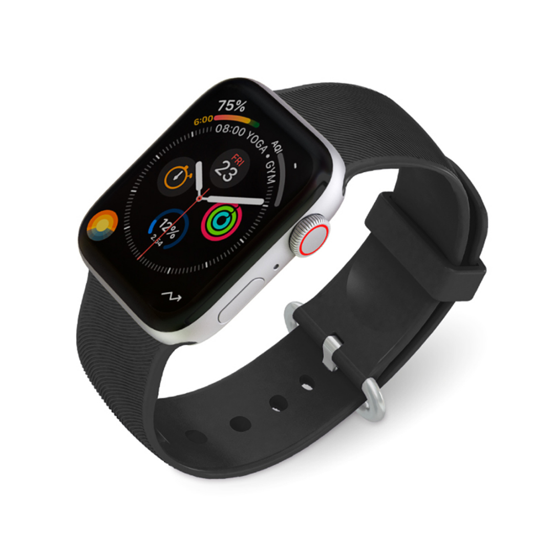 Correa Silicona Nco Activeloop Para Apple Watch Series 7 41Mm Negro