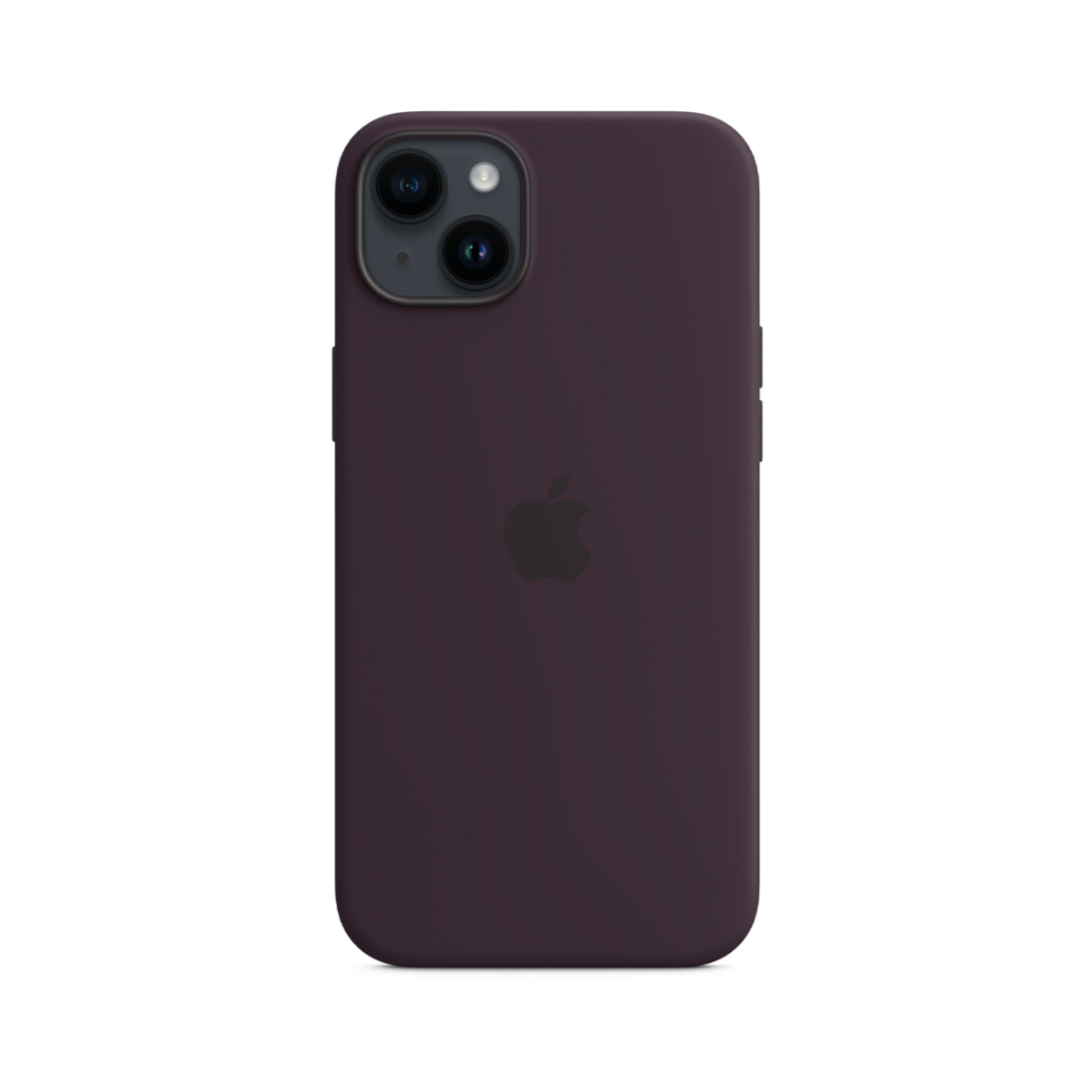 Carcasa Silicona Iphone 14 Plus Apple Magsafe Morado Intenso