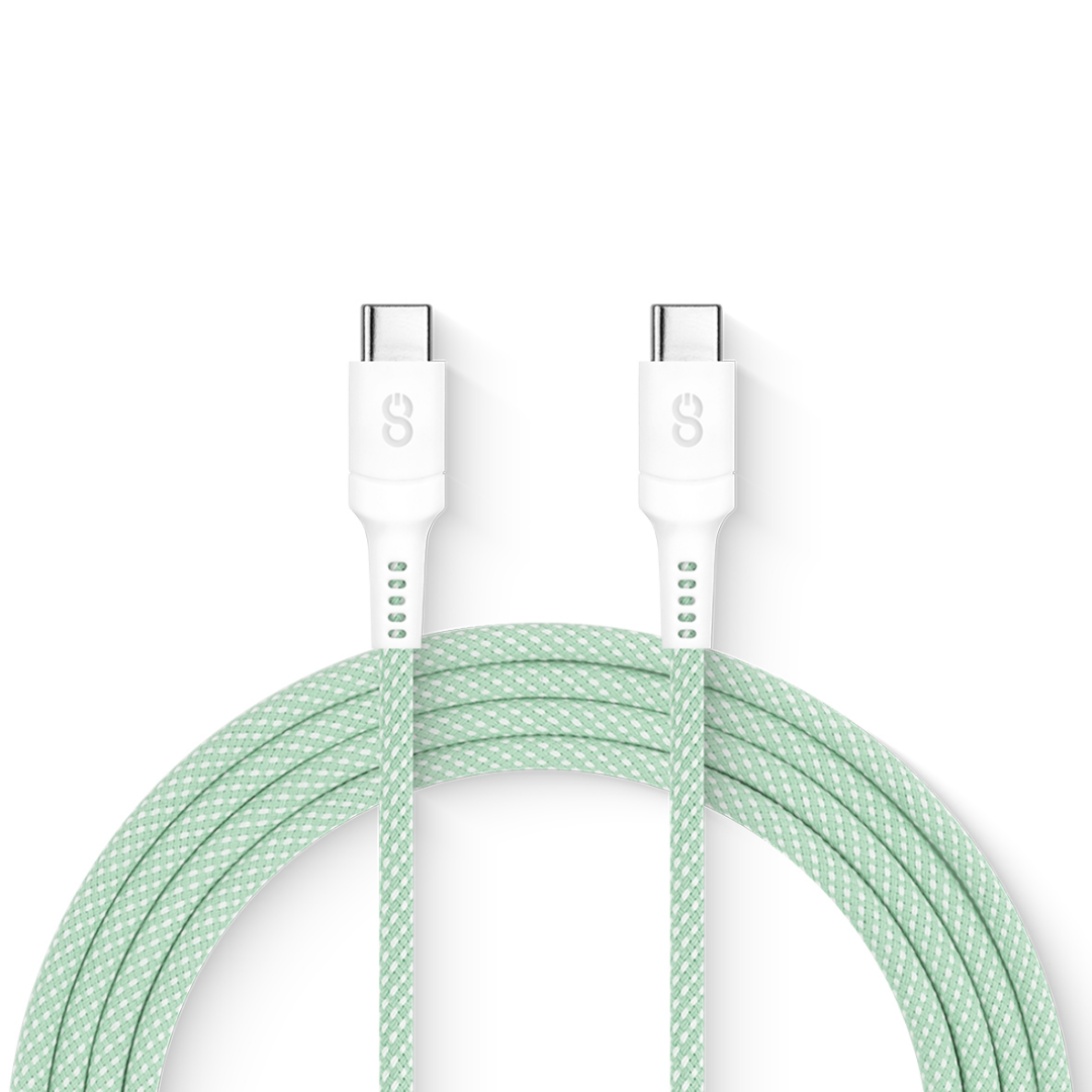 Cable Logiix Vibrance 100W Usb-C A Usb-C Verde