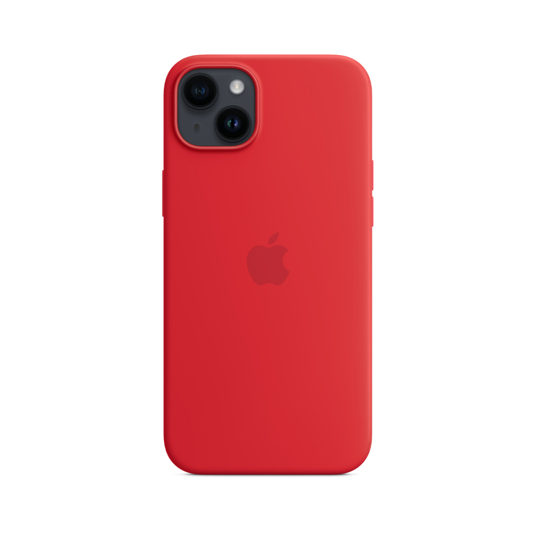 Carcasa Silicona Iphone 14 Plus Apple Magsafe (Product)Red