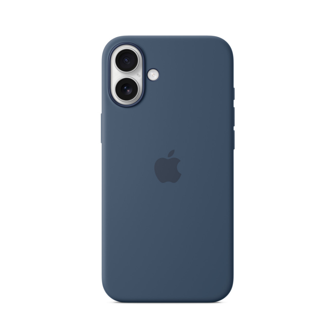 Carcasa De Silicona Con Magsafe Para El Iphone 16 Plus Denim